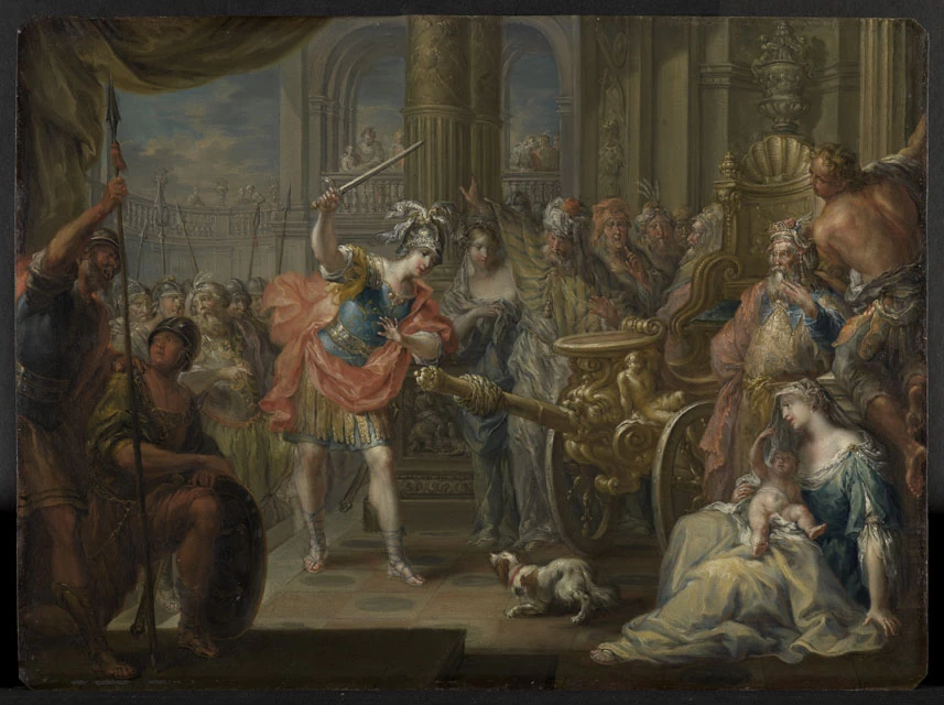 Alessandro Magno taglia il nodo gordiano - Staatliche Kunsthalle Karlsruhe